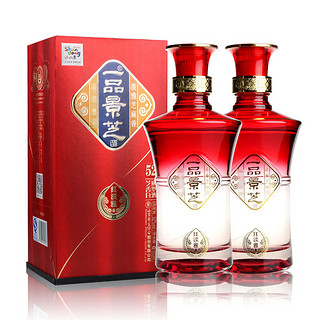 景芝 一品景芝系列 红淡雅 52%vol 芝麻香型白酒 500ml*6瓶 整箱装