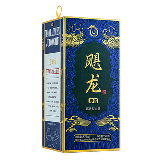 飓龙 忠酱 53%vol 酱香型白酒 500ml 单瓶装