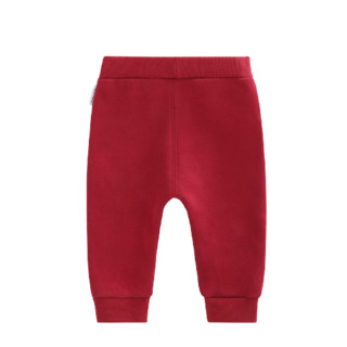 Classic Teddy 精典泰迪 儿童休闲裤 素色小口袋款 葡萄红 120cm