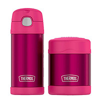 考拉海购黑卡会员： THERMOS 膳魔师 儿童双层保温杯 355ml+食物罐290ml套装 