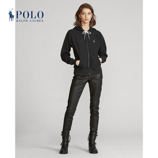 Ralph Lauren/拉夫劳伦女装 2020年秋季起绒布全拉链连帽衫21829 001-黑色 XS