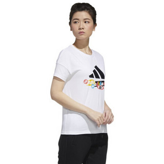 阿迪达斯 ADIDAS 女子 训练系列 UR STORY TEE 2 运动 T恤 GK8684 S码