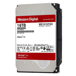 Western Digital 西部数据 WD161KFGX 红盘 Pro 3.5英寸 NAS机械硬盘 16TB