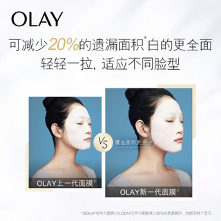 玉兰油（OLAY）小白瓶美白面膜10片装（赠爽肤水50ml+重力小白伞5ml*4） 烟酰胺护肤品 化妆品 补水保湿