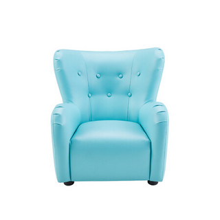 顾家家居 童趣沙发座椅宝宝小沙发可爱公主懒人沙发XJ 童趣老虎椅—蓝色
