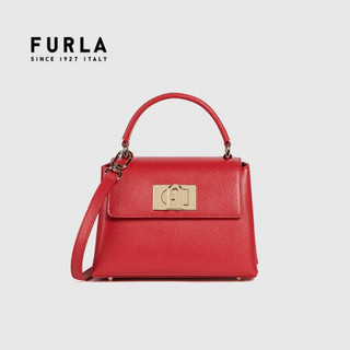 芙拉 FURLA 21SS春夏 奢侈品 1927系列迷你号女士大红色单肩斜挎包  大红色