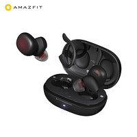 Amazfit PowerBuds 健康智能无线耳机 蓝牙耳机 运动心率监测 降噪通话 触控式操作 华米科技出品 暗影黑