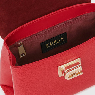 芙拉 FURLA 21SS春夏 奢侈品 1927系列迷你号女士大红色单肩斜挎包  大红色