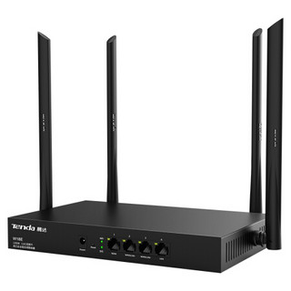 Tenda 腾达 W18E 双频1200M 企业级千兆无线路由器 WI-FI 5（802.11ac）黑色