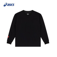 ASICS亚瑟士 2021新年款春夏夹克外套男式CNY圆领卫衣 2031C510-001 黑色 L