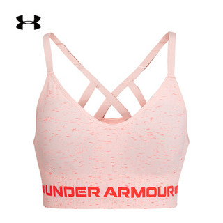 安德玛官方UA Seamless女子运动内衣—低强度Under Armour1357232 粉红色658 XL