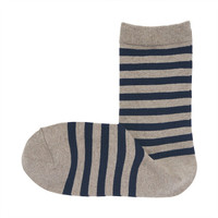 MUJI 無印良品 女士中筒袜 DAJ02C0A 深咖色 36-40