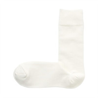 無印良品 MUJI 無印良品  男式 合脚直角 均码袜 米白色 24-28cm