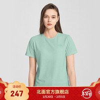 TheNorthFace北面短袖T恤女户外吸湿排汗上新|4UB8 X7Q/绿色 XL