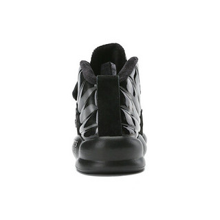 史努比（SNOOPY）童鞋男童棉鞋冬季新款加绒保暖运动鞋时尚潮鞋 黑色 36码内长约228mm