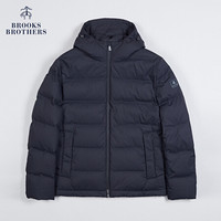 Brooks Brothers/布克兄弟男士21新品灰鸭绒填充羽绒服外套保暖 0004-黑色 S