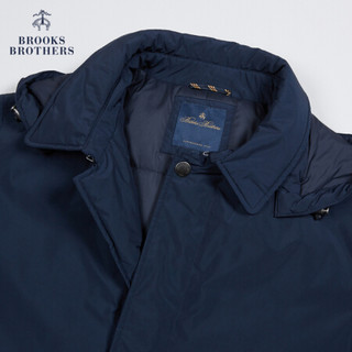 Brooks Brothers/布克兄弟男士21新品保温棉中长款外套夹克保暖 4004-藏青色 S