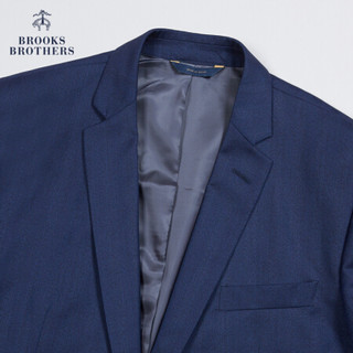 Brooks Brothers/布克兄弟男士21新品绵羊毛两粒扣单西西装外套 4004-藏青色 36SH