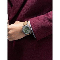 CUERVO Y SOBRINOS 瑞士进口库尔沃-历史学家系列  男士自动机械手表 时尚商务手表 3205.1K