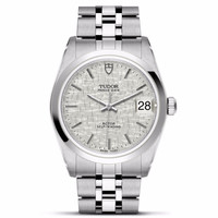 瑞士帝舵(TUDOR)-王子系列日历型 74000-62470银色丝绸 男士自动机械表 74000-62470银色丝绸
