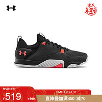 安德玛官方UA TriBase Reign 2女子训练鞋Under Armour3022614 灰色103 39