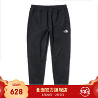 TheNorthFace北面针织裤男户外柔软舒适上新|4NFP KY4/黑色/白色 XXL