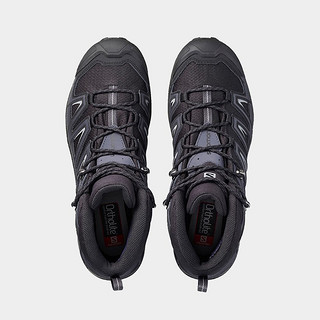 SALOMON 萨洛蒙 徒步系列 X Ultra 3 Wide Mid Gtx 男子徒步鞋 401293 黑色 40