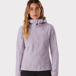 ARC'TERYX 始祖鸟 ASCENT攀登系列 Gamma Lt Hoody Women's 女子软壳连帽衫 光影紫 L