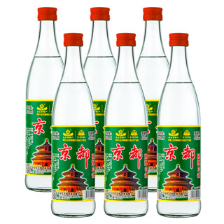 jingdu 京都 42%vol 浓香型白酒 500ml*6瓶 整箱装