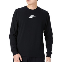 NIKE 耐克 男子运动T恤 CU7391-010 黑白色 M