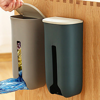 垃圾袋收纳盒神器装放塑料袋收集器壁挂厨房方便袋子抽取式免打孔