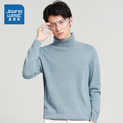 JEANSWEST 真维斯 JE-04-191TB003 男士韩版内搭打底高领修身毛衣