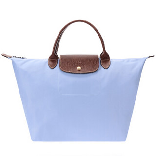 LONGCHAMP 珑骧 LE PLIAGE系列 女士织物饺子包 1623 089 A30 薄雾蓝 中号