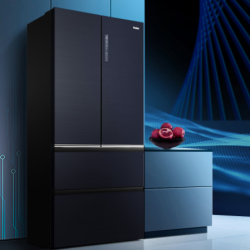 haier海尔techblue系列bcd506wsebu1风冷多门冰箱506l深海蓝