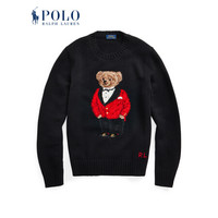 Ralph Lauren/拉夫劳伦女装 2021年早春新年系列Polo小熊针织毛衫21953 001-黑色 S
