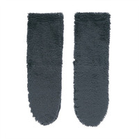 無印良品 MUJI 無印良品  男女通用 合脚直角 长毛抓绒 家居袜 深灰色 25-27cm