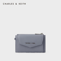 CHARLES＆KEITH2021春季新品CK6-50840229女士编织设计零钱包卡包 Lilac浅紫色 XXS