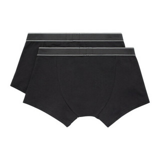 EMPORIO ARMANI UNDERWEAR阿玛尼20秋冬男士内裤(两条装) EA111769-0A720 BLACK-23820黑色 M