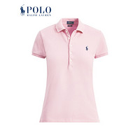 Ralph Lauren/拉夫劳伦女装 经典款修身版型弹力Polo衫21001 650-粉红色 M