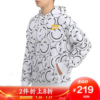 彪马 PUMA 男子 生活系列 PUMA Club AOP Hoodie TR 运动 套头衫 530367 02彪马白 XXL码(亚洲码)