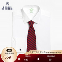 Brooks Brothers/布克兄弟男士Supima棉免烫正装衬衫1000006768 1001-白色 18/35