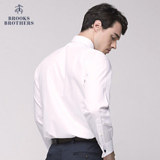 Brooks Brothers/布克兄弟男士Supima棉免烫正装衬衫1000006768 1001-白色 18/35