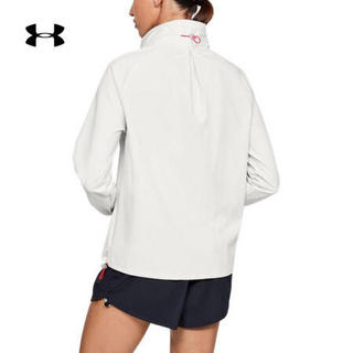 安德玛官方UA Recover Woven女子运动外套Under Armour1351928 白色112 S