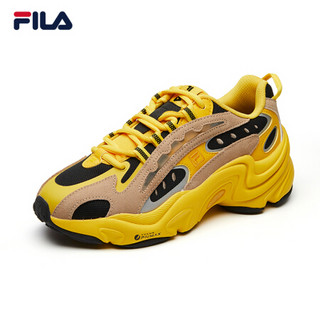 FILA X 3.1 Phillip Lim斐乐老爹鞋小豹鞋女鞋2021春季跑步鞋ins 黑/柠檬黄-FF 39