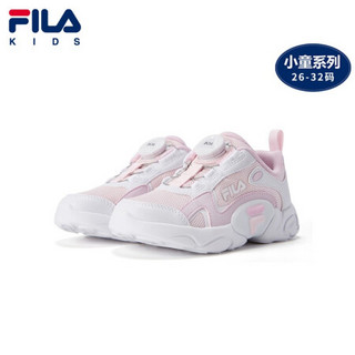 2-FILA KIDS 斐乐儿童小童儿童复古跑鞋休闲2020年秋季冬季新款官方 朴雾嫩粉/斐乐白-PW 31码/内长19.5cm