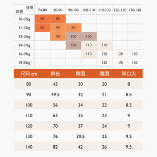 精典泰迪Classic Teddy童装儿童裤子男女童卫裤中小童运动休闲裤春季2021新款 异色破块黑色 110