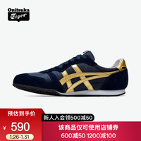 Onitsuka Tiger鬼塚虎2020秋冬男女鞋 SERRANO 复古休闲鞋 1183B400 藏青色 42