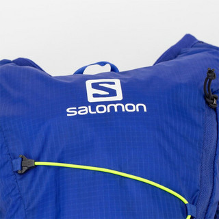 萨洛蒙（Salomon）户外运动轻便透气饮水系统越野背包强制装备 ACTIVE SKIN 4 SET 蓝色 LC1514400 S