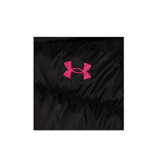 安德玛官方UA Prime Puffer女小童运动训练夹克Under Armour1361295 黑色001 6X