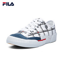 FILA × MIHARA 斐乐 CARVE 蔡徐坤力荐帆布鞋2020新款休闲板鞋男鞋 斐乐白/水手蓝-WB 40